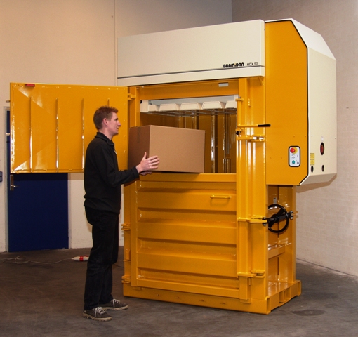 Bramidan X50 Vertical Baler supplied by Kenburn